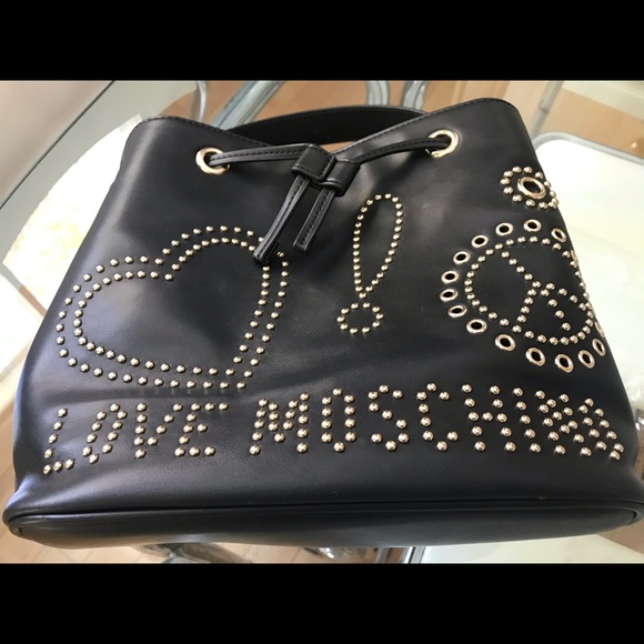 🌸🌸🌸SOLD 🌸🌸🌸 Love Moschino studded tote - Picture 5 of 6